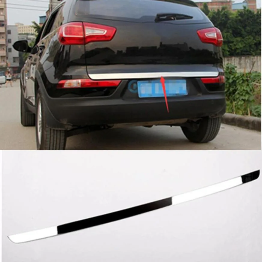 Для KIA SportageR 5dr 2009 2010 2011 2012 2013 2014 2015 высокого качества нержавеющая сталь Задняя