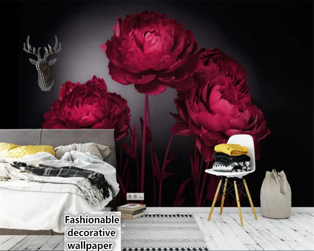 beibehang papel de parede 3d wallpaper Fantasy advanced indoor wall paper romantic personality fashion red rose TV background
beibehang papel de parede 3d wallpaper Fantasy advanced indoor wall paper romantic personality fashion red rose TV background