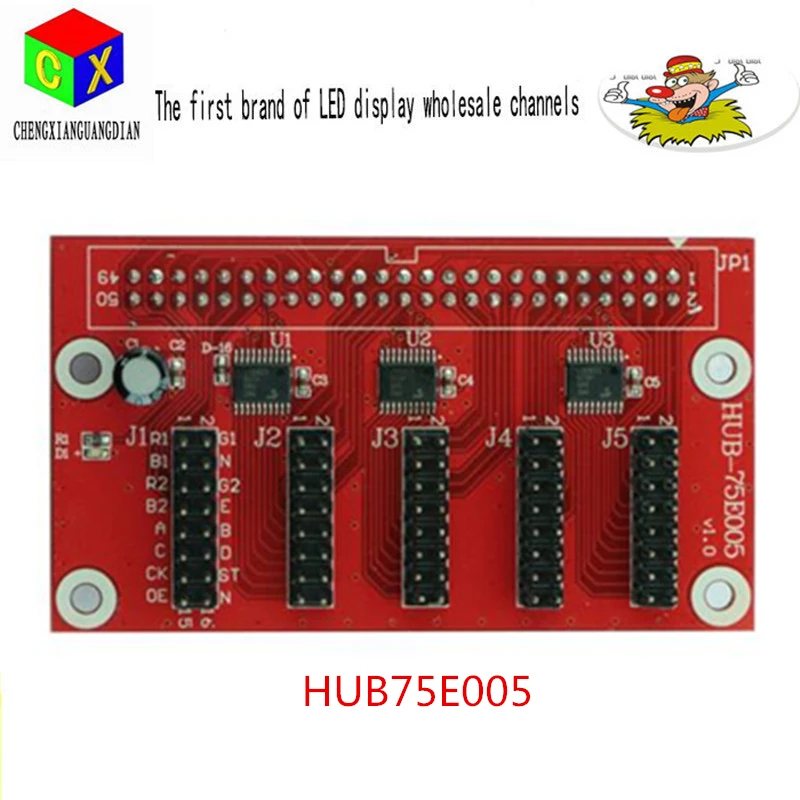 Хаб 75 асинхронная полноцветная карта управления HUB75 светодиодный дисплей|led
