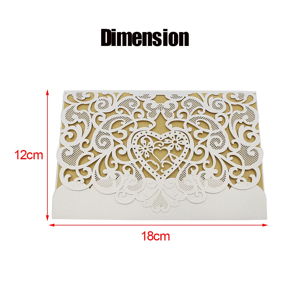 20pcs Hollow Wedding Invitation Card Love Laser Cut nvitation Cards with Inner Card Birthday Party Anniversary Wedding Supplies
20pcs Hollow Wedding Invitation Card Love Laser Cut nvitation Cards with Inner Card Birthday Party Anniversary Wedding Supplies