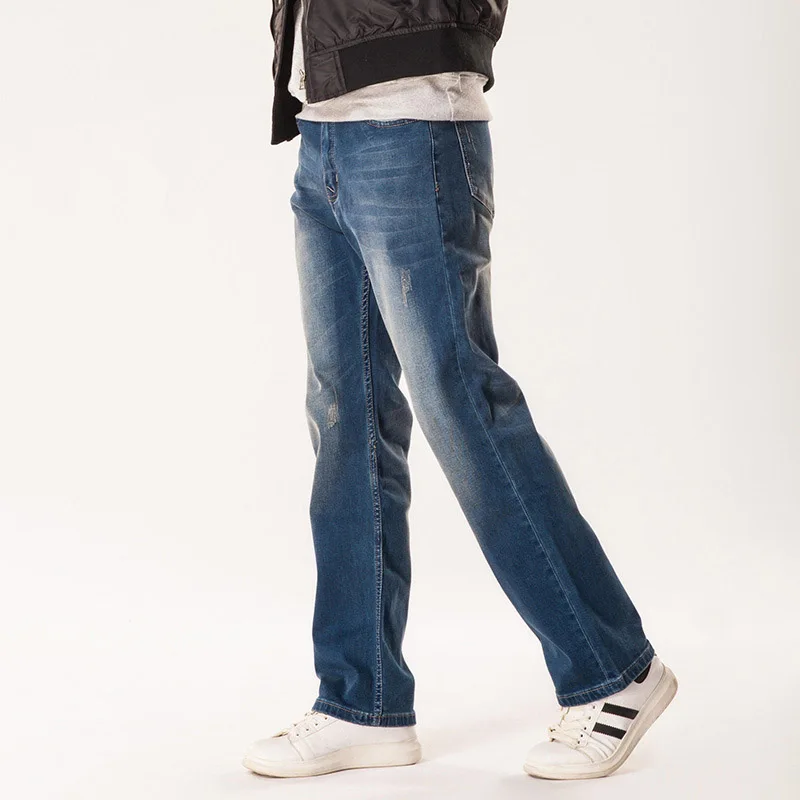 2018 Spring and Summer New Straight-Skinned jeans Men's Large size 28-42 44 46 48 Loose Elastic Retro Old jeans Trousers
2018 Spring and Summer New Straight-Skinned jeans Men's Large size 28-42 44 46 48 Loose Elastic Retro Old jeans Trousers