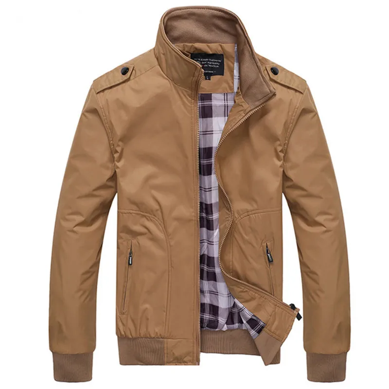 Fashion Men Baseball Jacket Spring Autumn Thin Standing Collar Bomber Coat Solid Color Slim Zipper Outerwear Brand Clothing
Fashion Men Baseball Jacket Spring Autumn Thin Standing Collar Bomber Coat Solid Color Slim Zipper Outerwear Brand Clothing