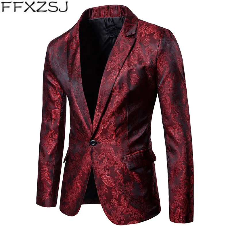 FFXZSJ Brand 2019 Stylish Men's Casual Slim Fit Formal One Button Suit Blazer Coat Jacket Tops Gold Red Purple Navy Blue M-3XL
FFXZSJ Brand 2019 Stylish Men's Casual Slim Fit Formal One Button Suit Blazer Coat Jacket Tops Gold Red Purple Navy Blue M-3XL