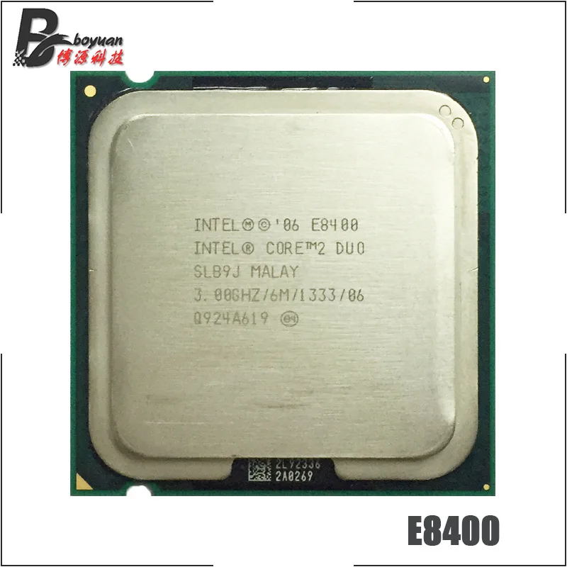 Процессор Intel Core 2 Duo E8400 3 0 ГГц двухъядерный 6 Мб 65 Вт 1333 LGA 775|cpu processor|core duointel core duo |