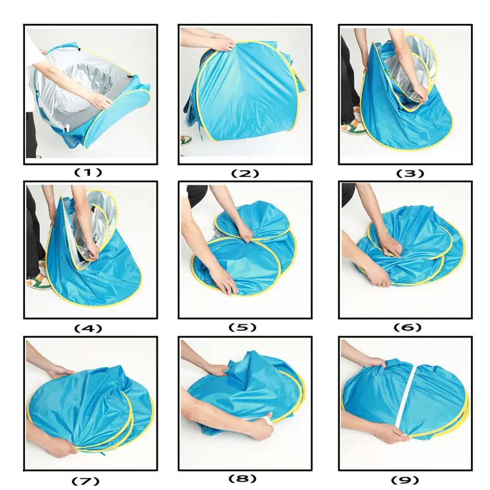 Baby Beach Tent Uv-protecting Sunshelter Children Toys Small House Waterproof Pop Up Awning Tent Portable Ball Pool Kids Tents
Baby Beach Tent Uv-protecting Sunshelter Children Toys Small House Waterproof Pop Up Awning Tent Portable Ball Pool Kids Tents