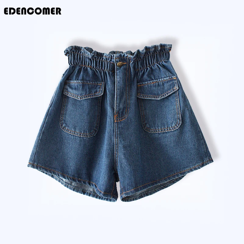 Casual Women's Blue Jeans 2019 Summer New Size High Waist Denim Shorts Elastic Waist Slim Casual Hot Short Jeans Femme
Casual Women's Blue Jeans 2019 Summer New Size High Waist Denim Shorts Elastic Waist Slim Casual Hot Short Jeans Femme