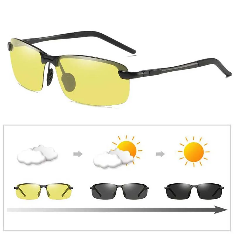 Rimless Driving Photochromic Sunglasses Men Polarized Chameleon Discoloration Sun glasses for men oculos de sol masculino
Rimless Driving Photochromic Sunglasses Men Polarized Chameleon Discoloration Sun glasses for men oculos de sol masculino