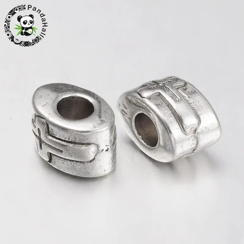 Alloy European Beads, Antique Silver Color, Tube, about 7mm wide, 11mm long, 9mm thick, hole: 4mm
Alloy European Beads, Antique Silver Color, Tube, about 7mm wide, 11mm long, 9mm thick, hole: 4mm