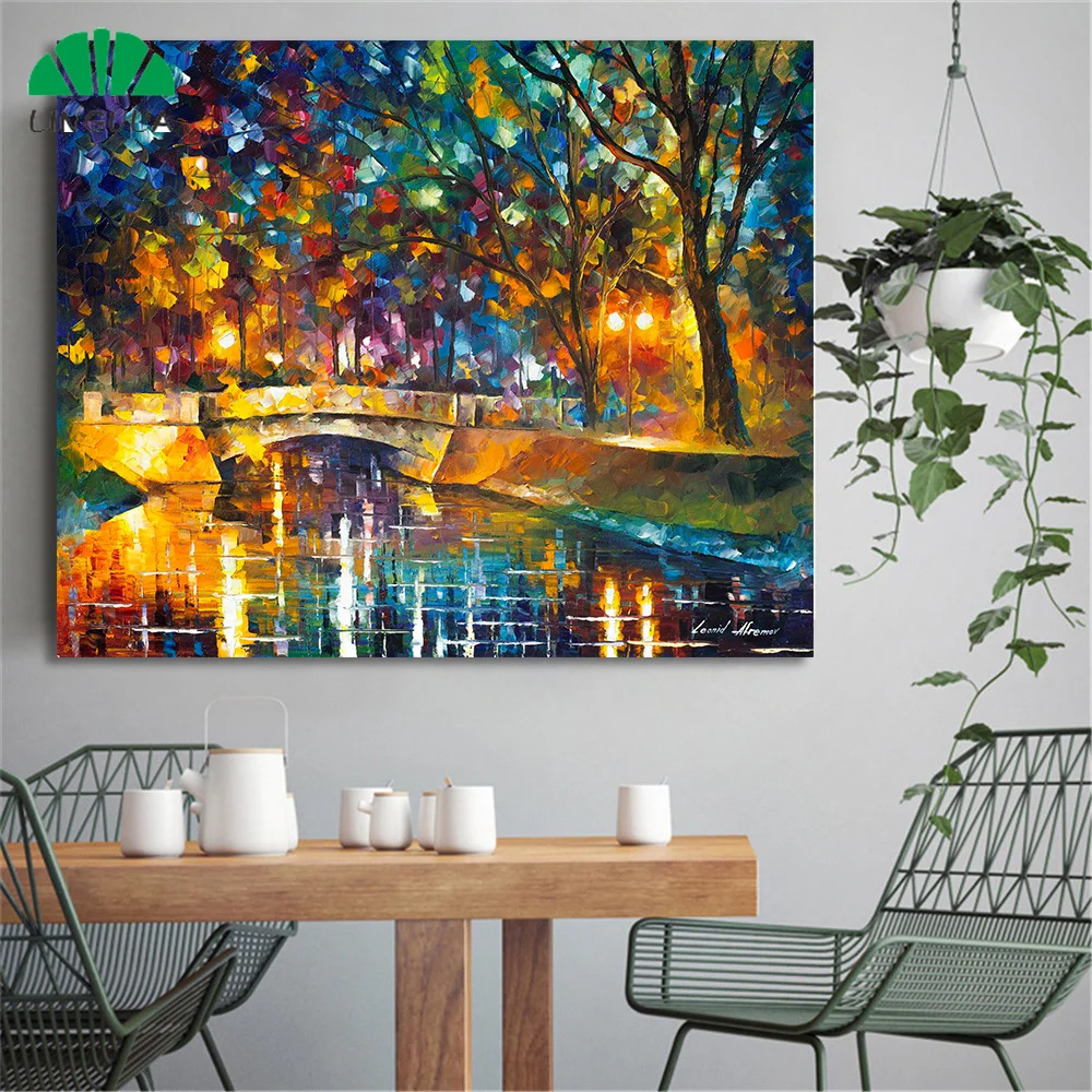 Abstract Painting Park Night Resting Scenery Canvas Oil Painting Coffee Wall Art Pictures Bridge River Kitchen Bedroom Decor
Abstract Painting Park Night Resting Scenery Canvas Oil Painting Coffee Wall Art Pictures Bridge River Kitchen Bedroom Decor