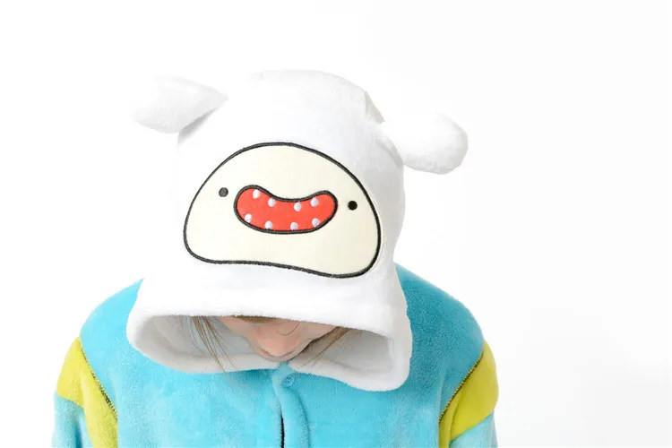 Kigurumi Adult Finn Pajamas Sleepsuit Cartoon Onesie Sleepwear Unisex Pyjamas Cosplay Costume For Christmas Party
Kigurumi Adult Finn Pajamas Sleepsuit Cartoon Onesie Sleepwear Unisex Pyjamas Cosplay Costume For Christmas Party