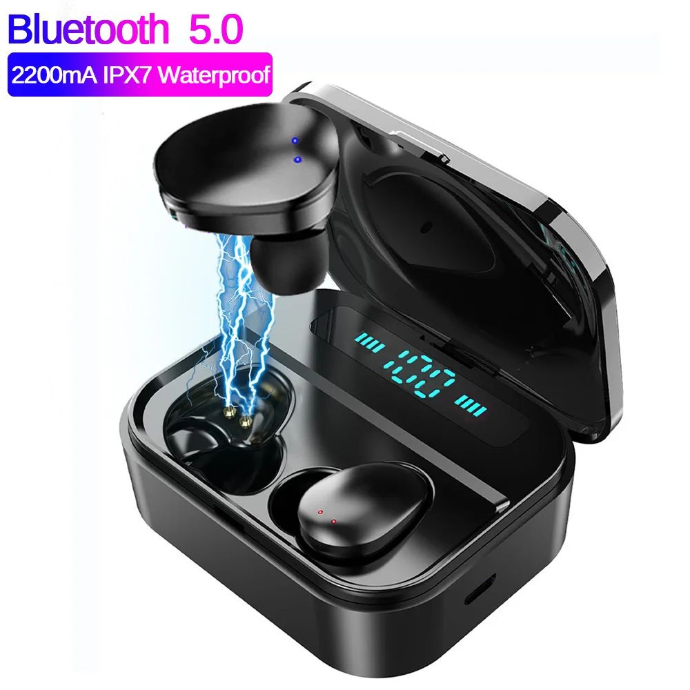 X7 TWS Bluetooth 5.0 Earphone Sport Waterproof Wireless Headphone Touch Control Earbuds Stereo Headset With Mic LED Dispaly
X7 TWS Bluetooth 5.0 Earphone Sport Waterproof Wireless Headphone Touch Control Earbuds Stereo Headset With Mic LED Dispaly