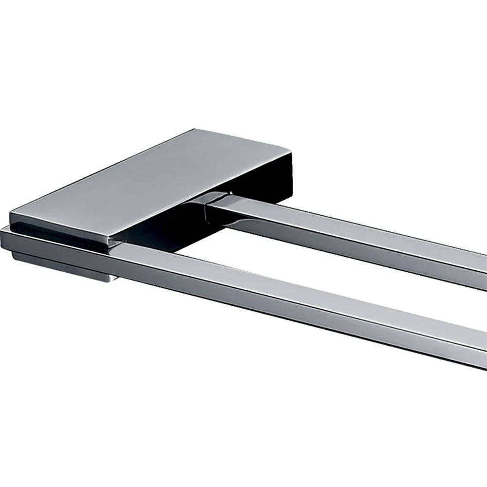 Leyden Chrome 304 Stainless Steel Wall Mounted Double Towel Bars 60cm Bathroom Doubel Towel Holders Racks Bathroom Hadrware
Leyden Chrome 304 Stainless Steel Wall Mounted Double Towel Bars 60cm Bathroom Doubel Towel Holders Racks Bathroom Hadrware
