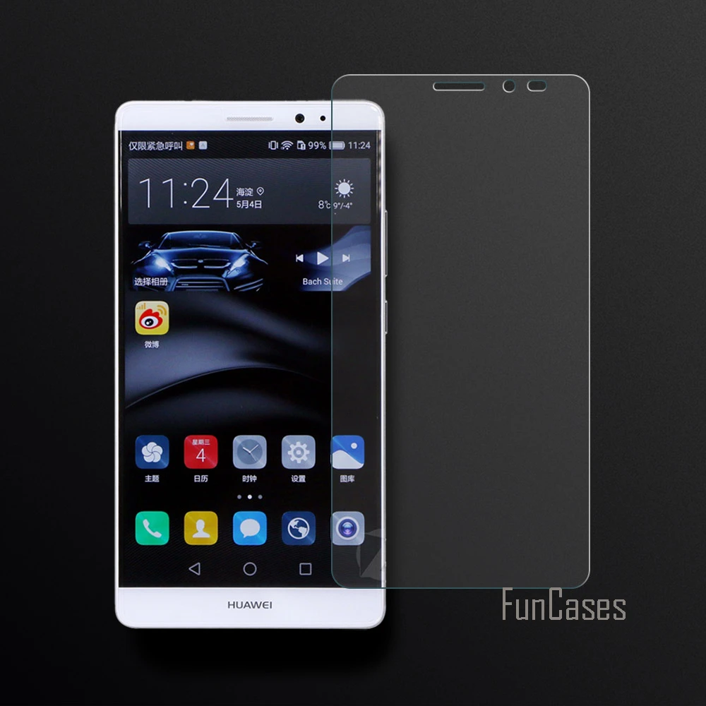 HD протектор экрана для huawei mate 8 закаленное стекло 2.5D закругленные края защитная
