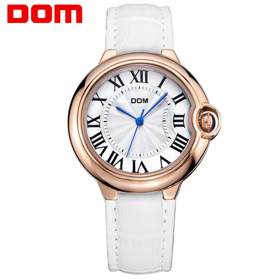 DOM Top Women's Watches Genuine Leather Women Quartz Watch Relojes Reloj Mujer Montre Femme Relogio Feminino Ladies Clock 2018
DOM Top Women's Watches Genuine Leather Women Quartz Watch Relojes Reloj Mujer Montre Femme Relogio Feminino Ladies Clock 2018