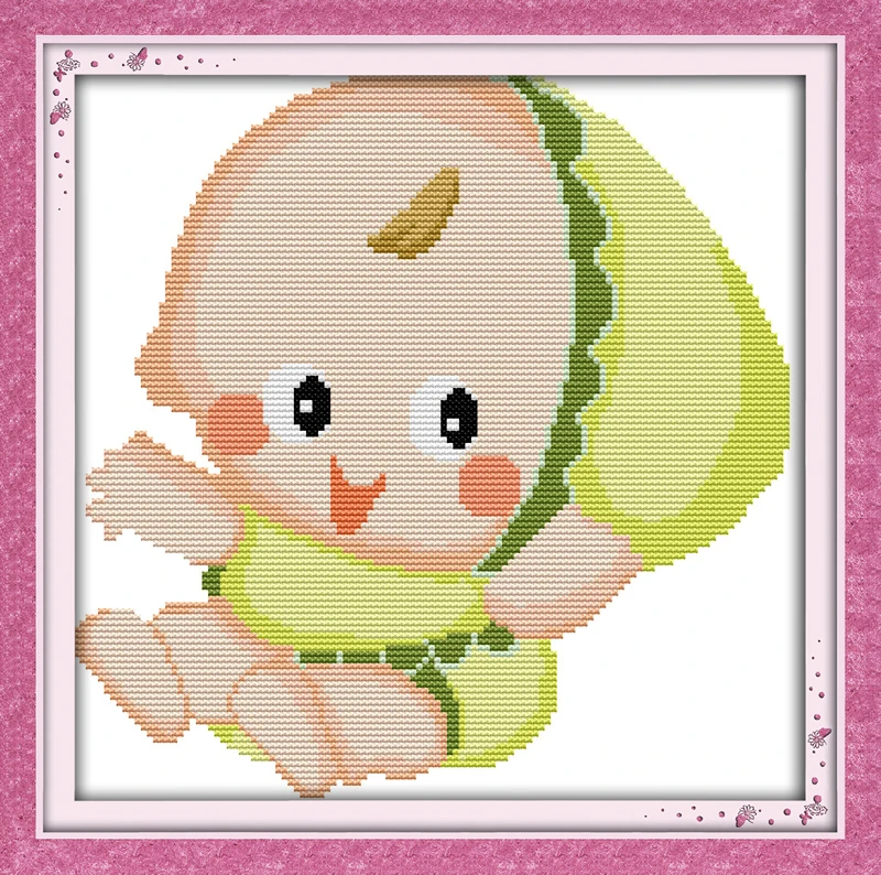 Cute baby(1) cross stitch kit cartoon 14ct 18ct count canvas stitches embroidery DIY handmade needlework plus
Cute baby(1) cross stitch kit cartoon 14ct 18ct count canvas stitches embroidery DIY handmade needlework plus