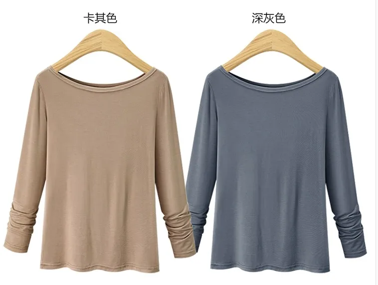Women long sleeve plus size solid T-shirts O-Neck Tees tops spring autumn shirts black grey casual XL 6XL female basic shirt
Women long sleeve plus size solid T-shirts O-Neck Tees tops spring autumn shirts black grey casual XL 6XL female basic shirt