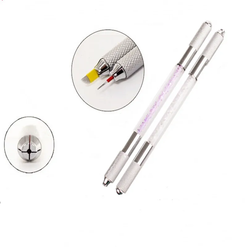 New Professional Manual Tattoo Permanent Makeup eyebrow Pen 3D Positioning two head tattoo pen for microneedles
New Professional Manual Tattoo Permanent Makeup eyebrow Pen 3D Positioning two head tattoo pen for microneedles
