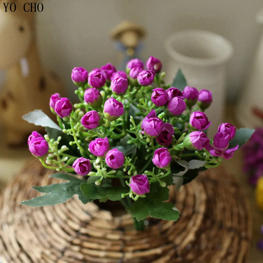 YO CHO Cheap artificial roses bouquet christmas flower Home Party Flower Decorative Flowers Bouquet silk flowers for a wedding
YO CHO Cheap artificial roses bouquet christmas flower Home Party Flower Decorative Flowers Bouquet silk flowers for a wedding