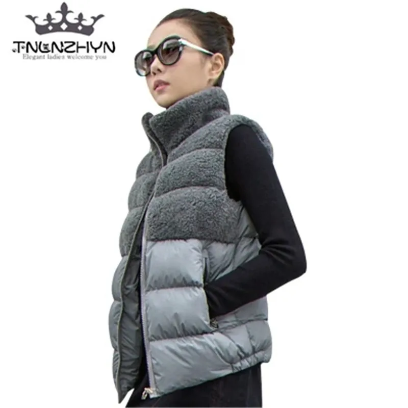 tnlnzhyn 2019 Autumn Winter Women Vest Jacket Zippers Down Cotton Jacket Causal Sleeveless Waistcoat Vest Coat Warm Vest Y374
tnlnzhyn 2019 Autumn Winter Women Vest Jacket Zippers Down Cotton Jacket Causal Sleeveless Waistcoat Vest Coat Warm Vest Y374