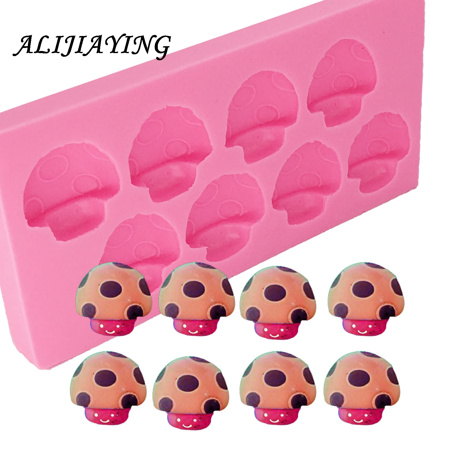 1Pcs DIY Mushroom Shape Silicone Mold Chocolate Mold Fondant Cake Decorating Kitchen Baking Cake Tools Candy Soap Moulds D0815
1Pcs DIY Mushroom Shape Silicone Mold Chocolate Mold Fondant Cake Decorating Kitchen Baking Cake Tools Candy Soap Moulds D0815