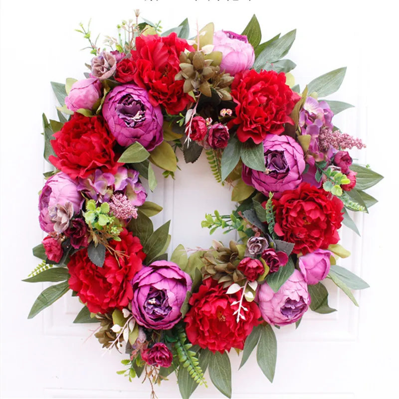 Christmas Series Restaurant Home Decoration Peony Ring Door Decoration 50cm/19 inch Free Shipping
Christmas Series Restaurant Home Decoration Peony Ring Door Decoration 50cm/19 inch Free Shipping