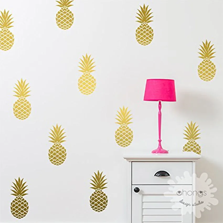 Pineapple Wall Decal Large 15 Pineapples Sticker / Home decor Party Decor Nursery Wall Decal Mural (8"H X 3.3"W/each) S-21
Pineapple Wall Decal Large 15 Pineapples Sticker / Home decor Party Decor Nursery Wall Decal Mural (8"H X 3.3"W/each) S-21