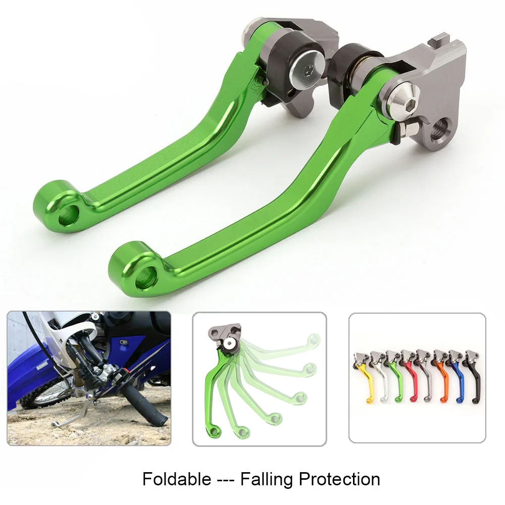 Складной тормозной рычаг сцепления Pit Bike Dirt CNC для Honda CRF250R CRF250RX CRF450R CRF450RX 2007