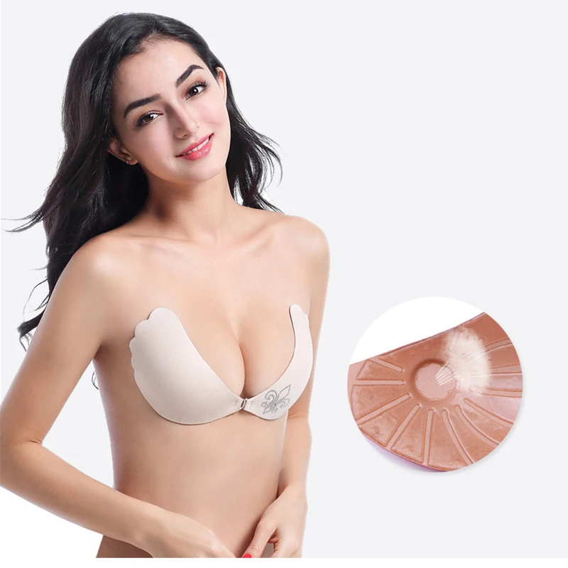 1 Pair Silicone Push Up Sexy Strapless Bra Self Adhesive Invisible Bralette Party Dress A B C D Cup Sticky Bra Lingerie Femme
1 Pair Silicone Push Up Sexy Strapless Bra Self Adhesive Invisible Bralette Party Dress A B C D Cup Sticky Bra Lingerie Femme
