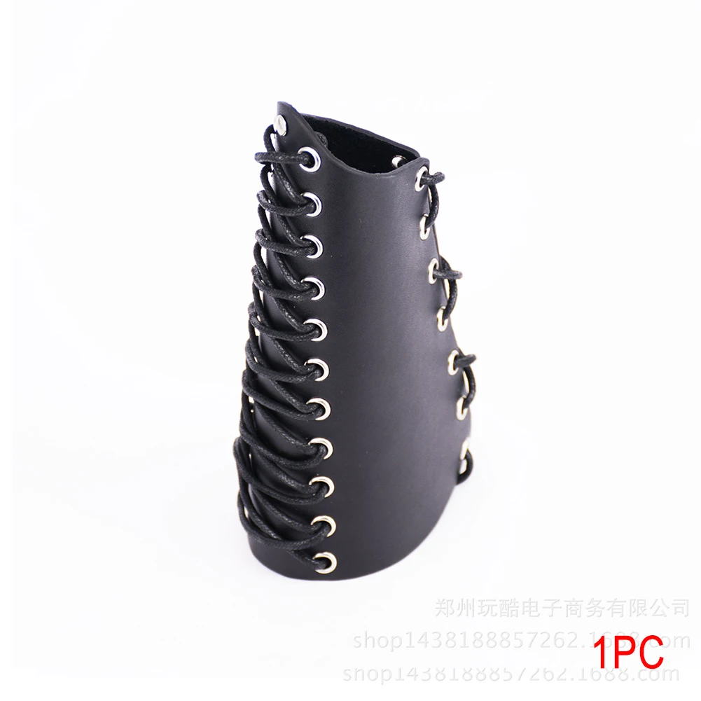 Фото Кожа рука Bracer Перекрещенные завязки Arm панцири воин браслет с повязкой