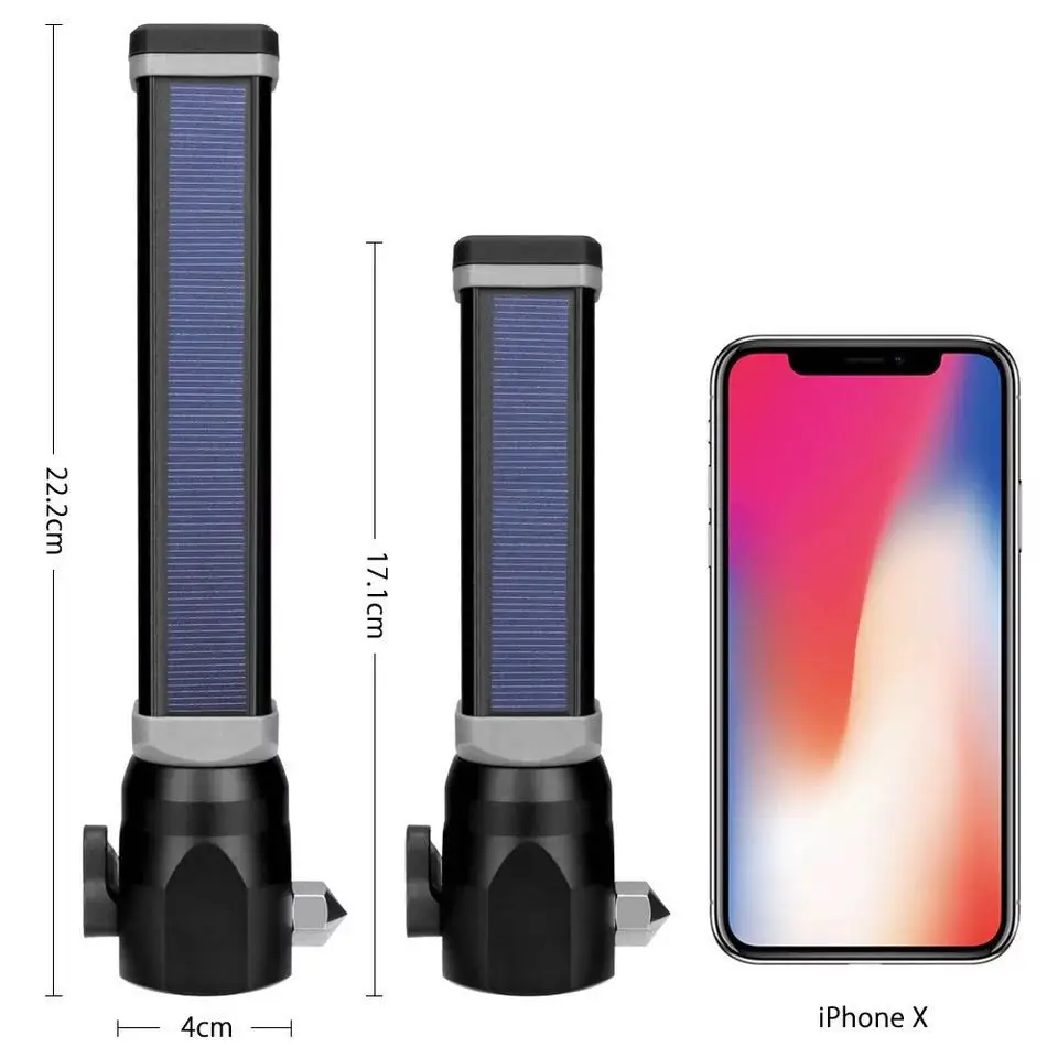 AUTOWAY P50 Aluminium Alloy Bicycle Light, Solar and USB Charge Bike Light Outdoor Multifunctional Safety Hammer Flashlight 
AUTOWAY P50 Aluminium Alloy Bicycle Light, Solar and USB Charge Bike Light Outdoor Multifunctional Safety Hammer Flashlight