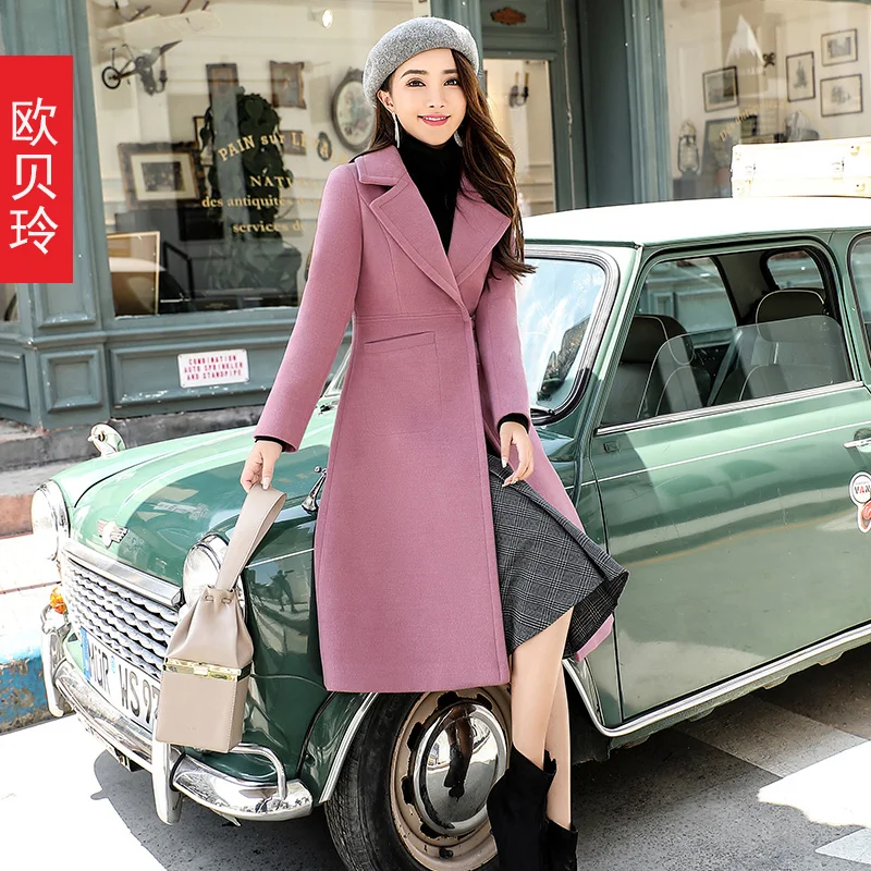 2020 autumn and winter new women's temperament woolen female long section of the popular pop coat
2020 autumn and winter new women's temperament woolen female long section of the popular pop coat