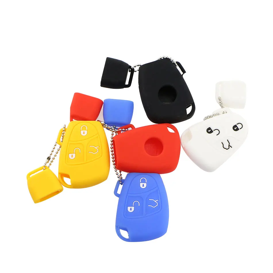 Silicone 3 Buttons Remote Car Smart Key Case Cover Fob Protector for Mercedes Benz B C E ML S CLK CL Accessories
Silicone 3 Buttons Remote Car Smart Key Case Cover Fob Protector for Mercedes Benz B C E ML S CLK CL Accessories