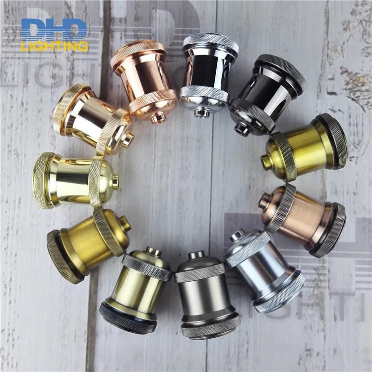 Free ship 2 pieces vintage threaded E27 Socket Edison Retro 11 colors could be choose DIY lamp accessories aluminum lampholder
Free ship 2 pieces vintage threaded E27 Socket Edison Retro 11 colors could be choose DIY lamp accessories aluminum lampholder