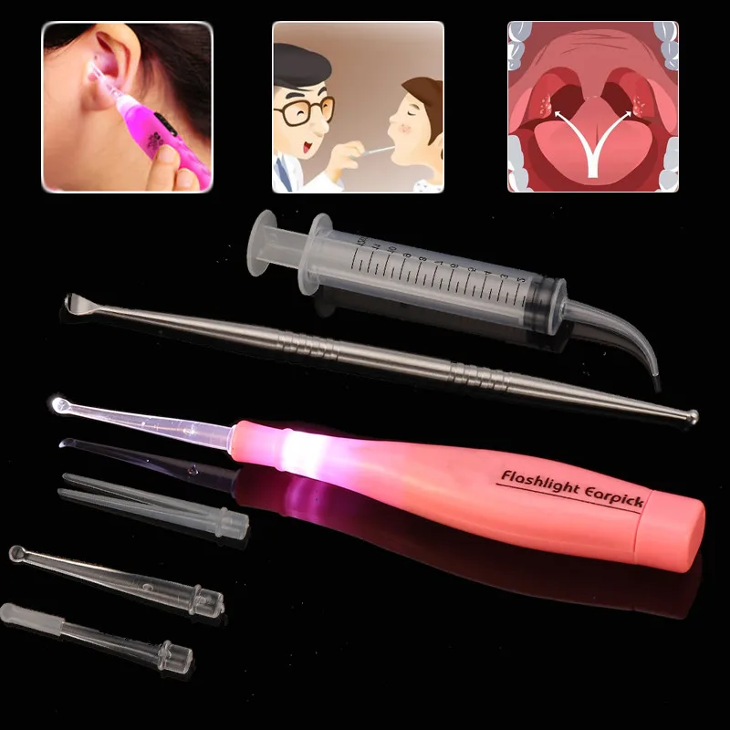 1 Set Dental Light Curing Remover Tools LED Ear Wax Remover With 3 Tips + Earpick + 12cc Irrigator Syringe Clean Care Kit
1 Set Dental Light Curing Remover Tools LED Ear Wax Remover With 3 Tips + Earpick + 12cc Irrigator Syringe Clean Care Kit