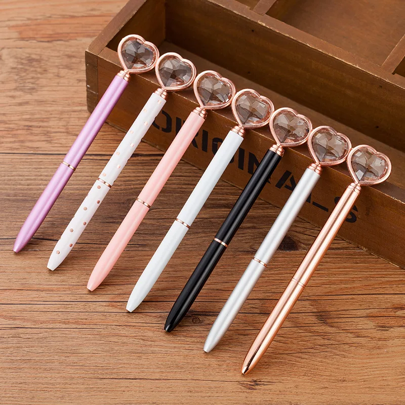 10 Pcs/Lot Kawaii Ballpoint Pen Big Gem Metal Love Heart Shape Large Diamond Magical Fashion School Office Supplies Rose Gold
10 Pcs/Lot Kawaii Ballpoint Pen Big Gem Metal Love Heart Shape Large Diamond Magical Fashion School Office Supplies Rose Gold