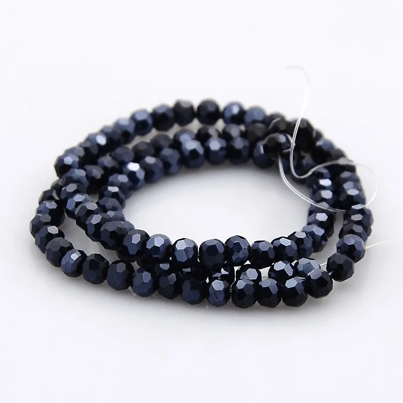 5 Strands 3mm Colorful Plated Glass Faceted Round Spacer Loose DIY Beads Strands for Jewelry Making; about 100pcs/strand, 11.5"
5 Strands 3mm Colorful Plated Glass Faceted Round Spacer Loose DIY Beads Strands for Jewelry Making; about 100pcs/strand, 11.5"