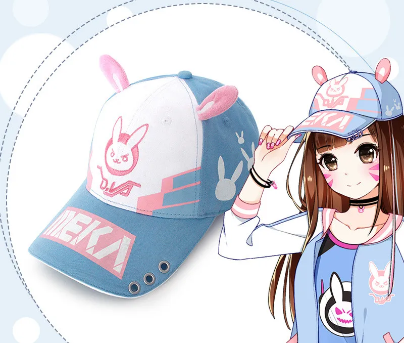Высококачественная Брезентовая бейсболка OW D.VA Hana Song в виде кролика, симпатичная регулируемая бейсболка для косплея
Высококачественная Брезентовая бейсболка OW D.VA Hana Song в виде кролика, симпатичная регулируемая бейсболка для косплея