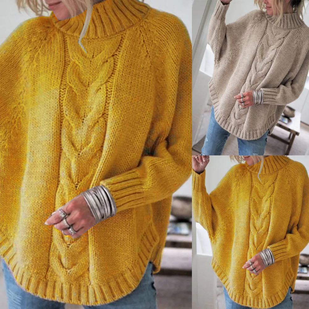 Женские свитера и пуловеры осень-зима Pull Femme однотонный пуловер Женский