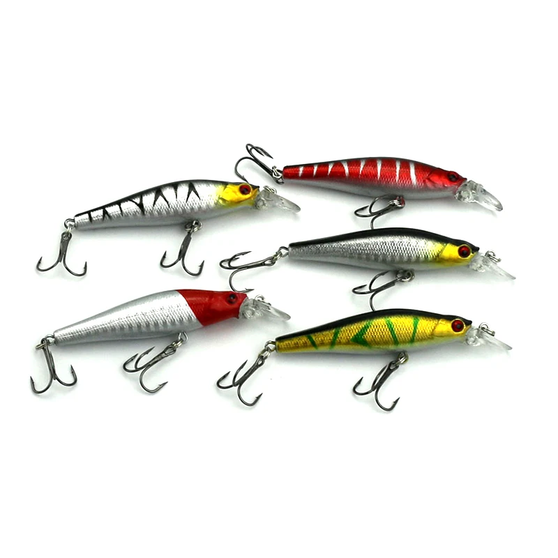 5PCS Hard Fishing Lure Set Fishing Bait Tackle Minnow Hard Bait Artificial Lures 80mm 8.5g
5PCS Hard Fishing Lure Set Fishing Bait Tackle Minnow Hard Bait Artificial Lures 80mm 8.5g