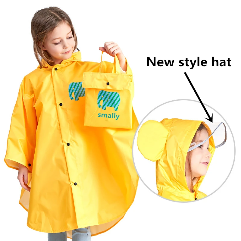 

Raincoat for Children Cartoon Kids Girls Rainproof Rain Coat Waterproof Poncho Boys Baby Rainsuit Windbreaker Yellow Raincoat XX