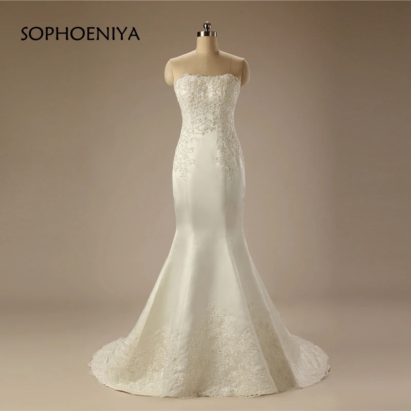 New Arrival Robe de mariee Strapless Off Shoulder Appliques Beaded Mermaid Wedding dresses 2021 Vestido de noiva Abito da sposa
New Arrival Robe de mariee Strapless Off Shoulder Appliques Beaded Mermaid Wedding dresses 2021 Vestido de noiva Abito da sposa