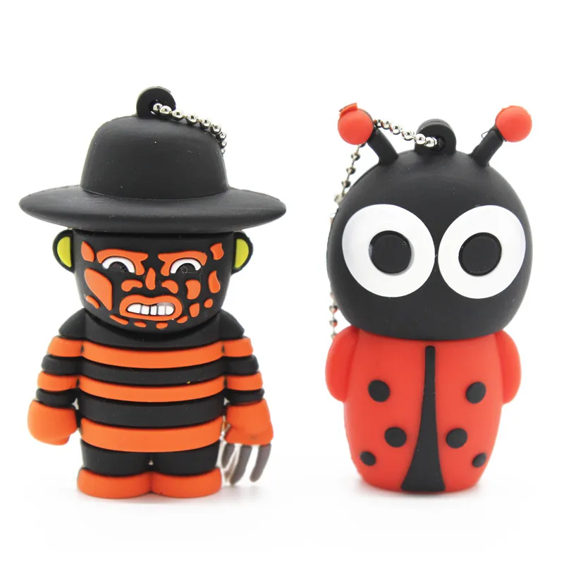 Фото Флешка cool cartoon usb2.0 Freddy VS Jason and bee модель 8 ГБ 16 32 usb флеш накопитель милый U диск|USB