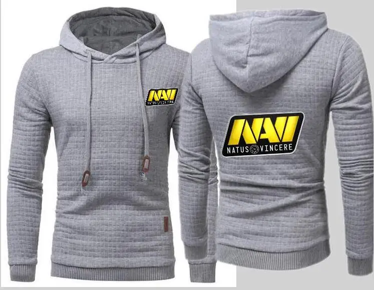 Knife tower DOTA2 team navi sports check толстовка мужская с длинным рукавом капюшоном