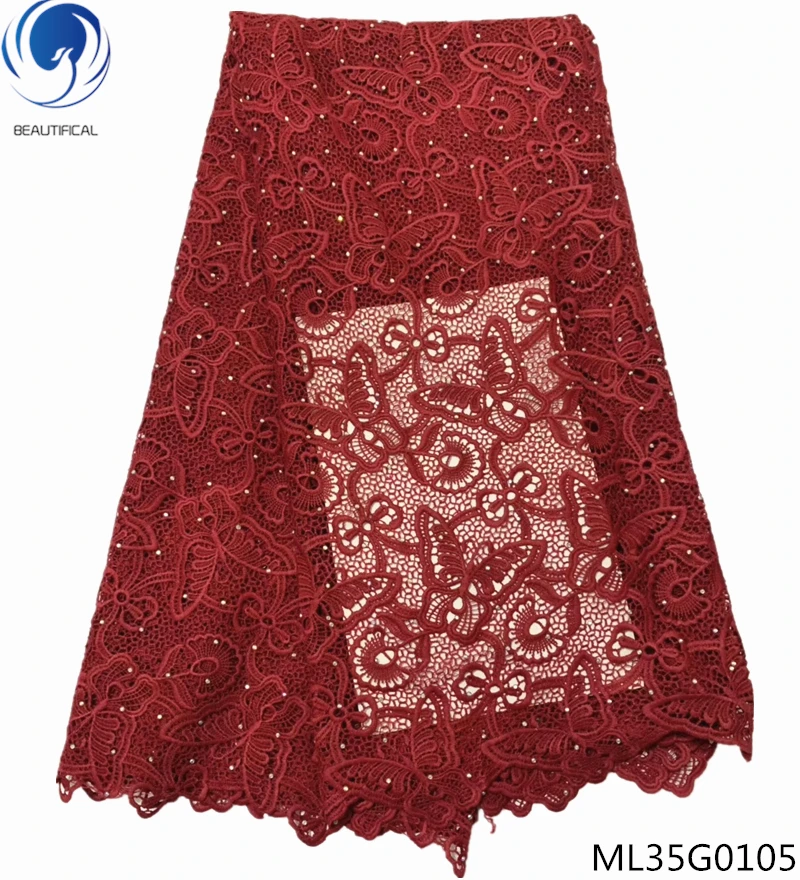 BEAUTIFICAL african guipure laces butterfly pattern cord lace nigerian lace fabric milk silk with rhinestones ML35G01
BEAUTIFICAL african guipure laces butterfly pattern cord lace nigerian lace fabric milk silk with rhinestones ML35G01