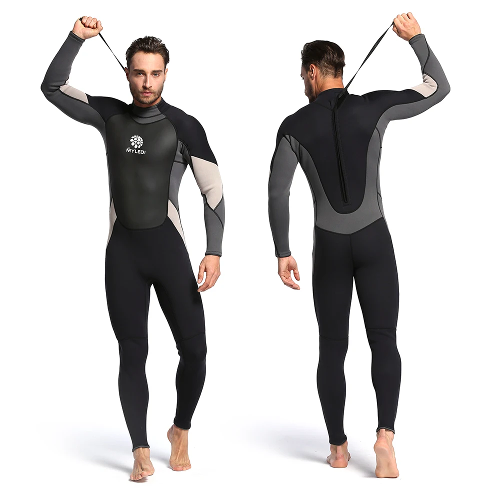 Men's 3mm Back Zip Full Body Wetsuit Diving Suit Neoprene Warm Anti-UV Protection Diving Suit Swimming Surfing Snorkeling Suit
Men's 3mm Back Zip Full Body Wetsuit Diving Suit Neoprene Warm Anti-UV Protection Diving Suit Swimming Surfing Snorkeling Suit