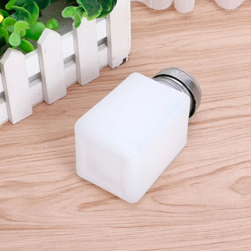 200ml Nail Polish Makeup Remover Push Down Metal Lid Pump Dispenser Bottle New
200ml Nail Polish Makeup Remover Push Down Metal Lid Pump Dispenser Bottle New