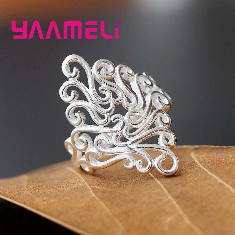 Sumptuous extravagant Solid 925 Sterling Silver Finger Rings Tree Shape Design For Women Female Jewelry Accessories Gift
Sumptuous extravagant Solid 925 Sterling Silver Finger Rings Tree Shape Design For Women Female Jewelry Accessories Gift