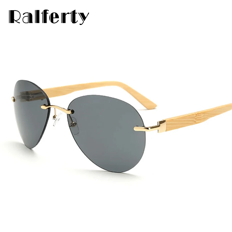 Ralferty High Quality Bamboo Sunglasses Men Women Rimless Oval Sun Glasses UV400 Spring Hinge Rimless Sunglass Vintage K15029
Ralferty High Quality Bamboo Sunglasses Men Women Rimless Oval Sun Glasses UV400 Spring Hinge Rimless Sunglass Vintage K15029