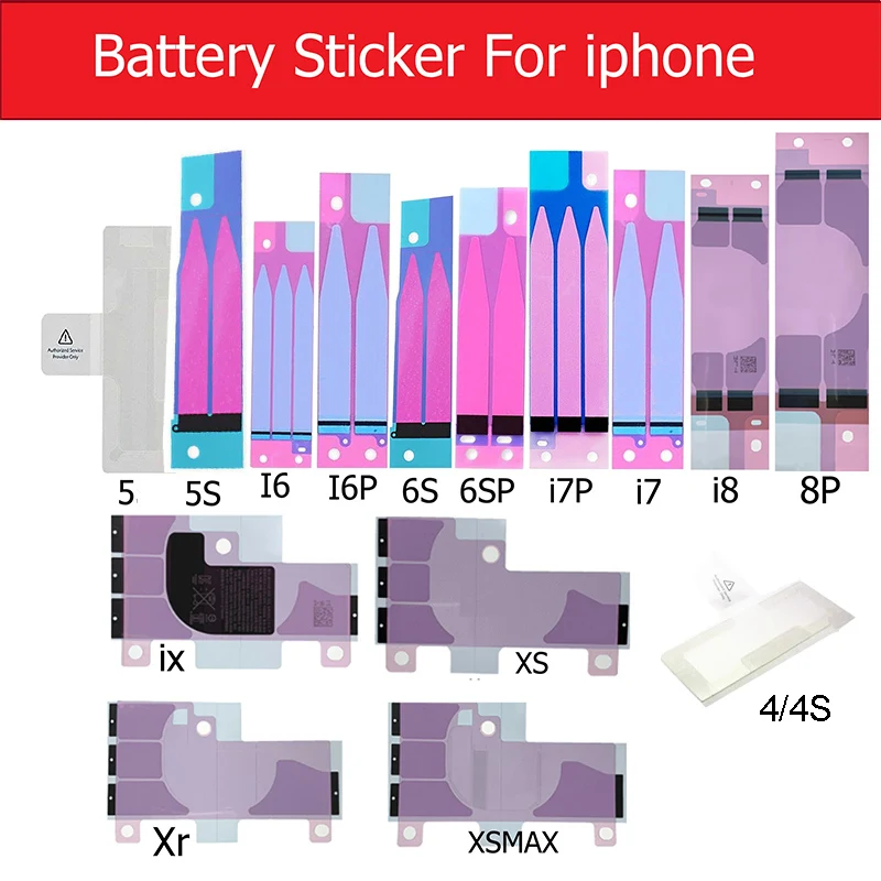 Наклейка на аккумулятор для iPhone XS Max XR X 8 Plus 7 Plus 6S 6 Plus 5S SE 5C 5 4S 4 клейкая лента для аккумулятора Сменные полоски
Наклейка на аккумулятор для iPhone XS Max XR X 8 Plus 7 Plus 6S 6 Plus 5S SE 5C 5 4S 4 клейкая лента для аккумулятора Сменные полоски