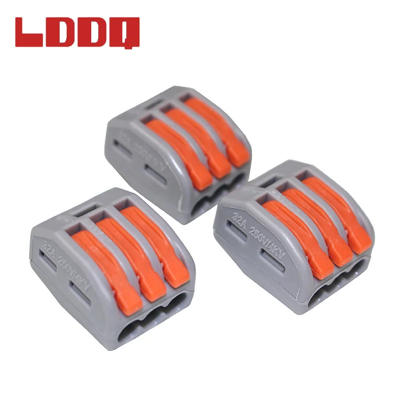 LDDQ 100PCS PCT213 Connector Universal Compact Wire Wiring Connectors 3 Pin Conductor Terminal Block Level AWG 28-12
LDDQ 100PCS PCT213 Connector Universal Compact Wire Wiring Connectors 3 Pin Conductor Terminal Block Level AWG 28-12